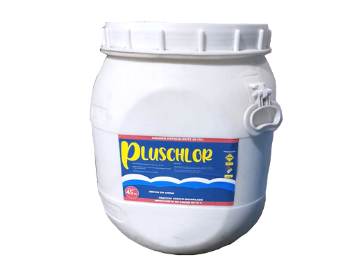 Hipoclorito de calcio al 65%-70% Pluschlor 45Kg Hipoclorito de calcio al 65%-70% Pluschlor 45Kg